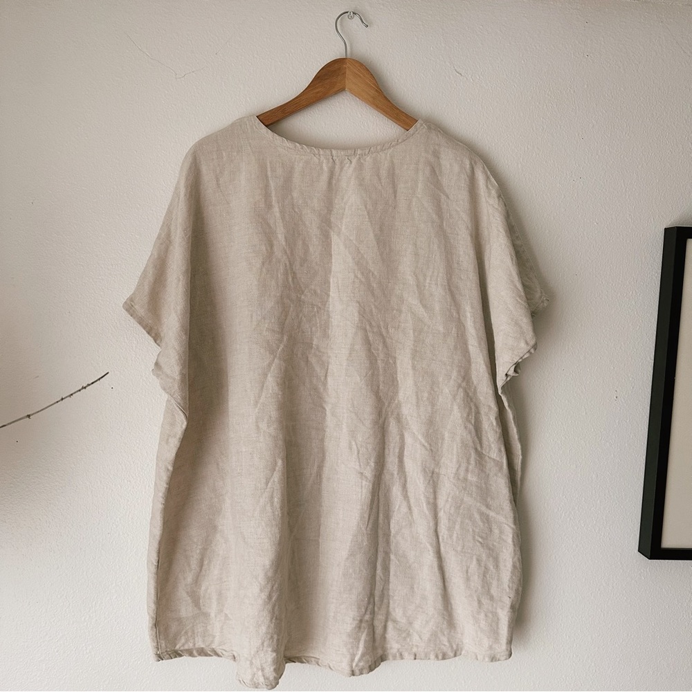 ES Gen 4 Harper Tunic Flax Linen OS - Picture 5 of 5